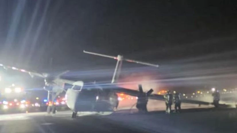 Air Canada Express plane fire Air Canada Express plane fire