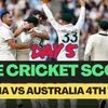 India vs Australia 4th Test Day 5 live cricket score