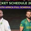 South Africa's full schedule for 2025