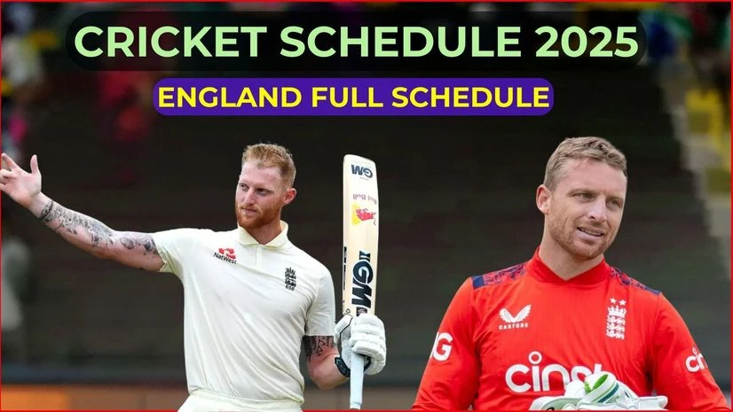 England's full schedule for 2025 England’s full schedule for 2025