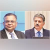 N Chandrasekaran, Chairman, Tata Sons and Anand Mahindra, Chairman, Mahindra Group N Chandrasekaran, Chairman, Tata Sons and Anand Mahindra, Chairman, Mahindra Group