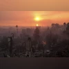 The devastation of the Palisades Fire is seen at sunset in the Pacific Palisades neighborhood of Los Angeles The devastation of the Palisades Fire is seen at sunset in the Pacific Palisades neighborhood of Los Angeles | Photo: PTI