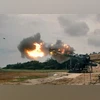 Advanced Towed Artillery Gun System (ATAGS) Advanced Towed Artillery Gun System (ATAGS) being test fired. (Image credit: @DRDO_India)