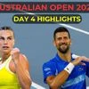 Australian Open 2025 Day 4 highlights