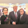 Reliance Industries Chairman and MD Mukesh Ambani and wife Nita at a ‘candlelit dinner' with Trump