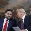 President Donald Trump with Vice President JD Vance