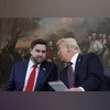 Donald John Trump sworn-in as 47th President of US at Capitol Rotunda President Donald Trump with Vice President JD Vance
