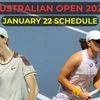 Australian Open 2025 schedule