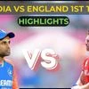India vs England 1st T20 highlights