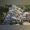 Traffic, Traffic jam, New Delhi Traffic Jam
