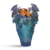 Rose Passion Blue Purple Magnum Crystal Vase Rose Passion Blue Purple Magnum Crystal Vase
