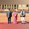 President Droupadi Murmu with Indonesia PM Subianto and PM Narendra Modi President Droupadi Murmu with Indonesia PM Subianto and PM Narendra Modi