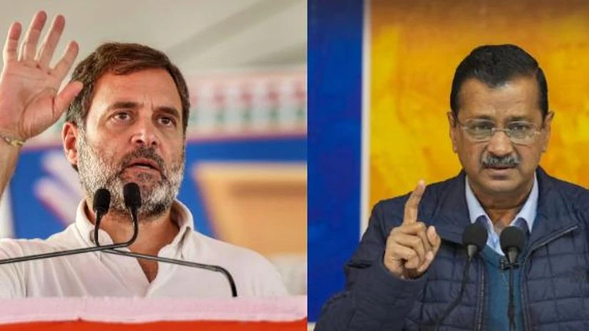 Rahul Gandhi and Arvind Kejriwal Rahul Gandhi and Arvind Kejriwal