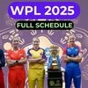 WPL 2025 full schedule