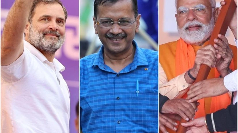 Congress, AAP, BJP, exit poll Delhi Assembly elections sees three-way contest between Congress, AAP, and BJP
