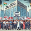 Public sector general insurance employee union oppose 100% FDI move FDI, general insurance