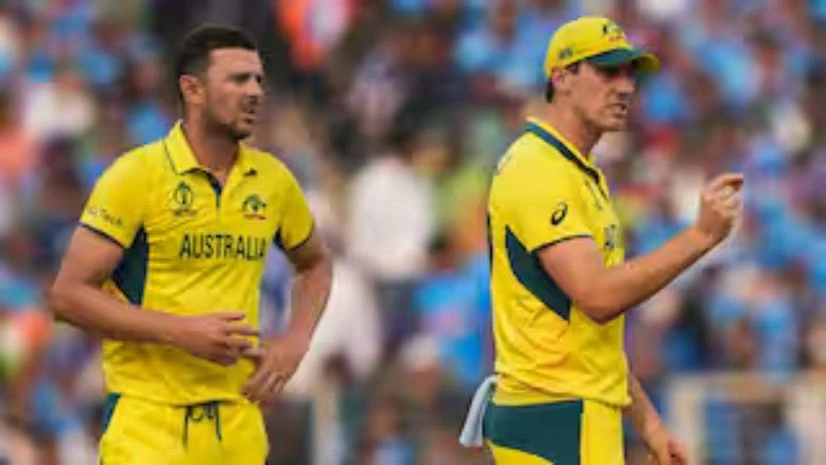 Pat Cummins and Josh Hazlewood Pat Cummins and Josh Hazlewood