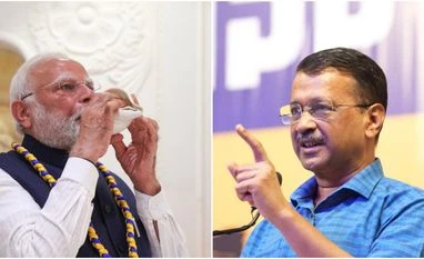 Delhi poll results: Lotus blooms, sweeps aside broom in national capital Narendra Modi, Arvind Kejriwal