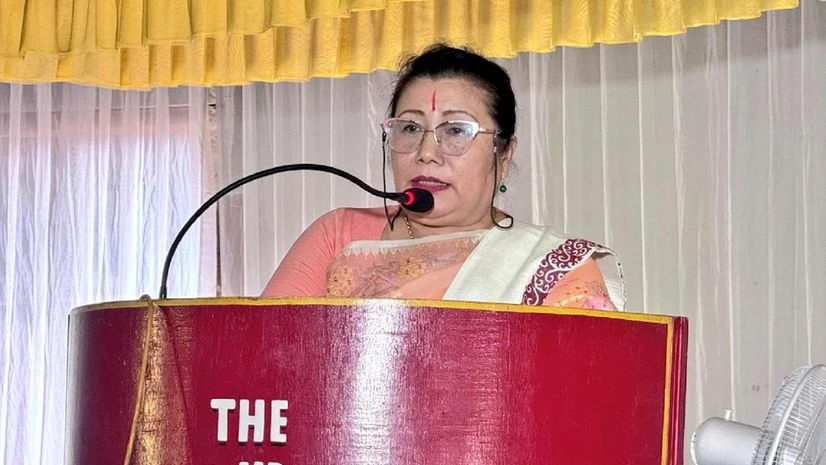 A. Sharda Devi, Manipur BJP chief A. Sharda Devi, Manipur BJP chief