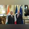 External Affairs minister S Jaishankar with France's JN Barrot External Affairs minister S Jaishankar with France's JN Barrot