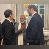 PM Narendra Modi, US Vice President JD Vance, and French President Emmanuel Macron