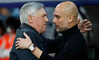 Pep Guardiola Carlo Ancelloti Pep Guardiola Carlo Ancelloti