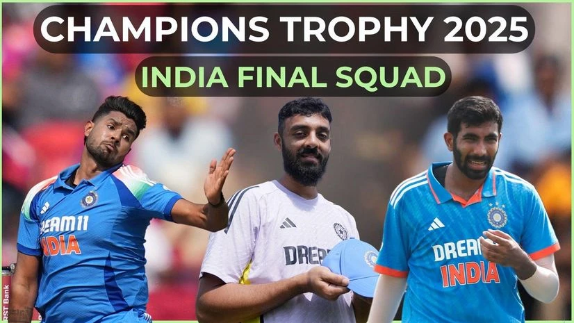 India squad for Champions Trophy 2025 India squad for Champions Trophy 2025
