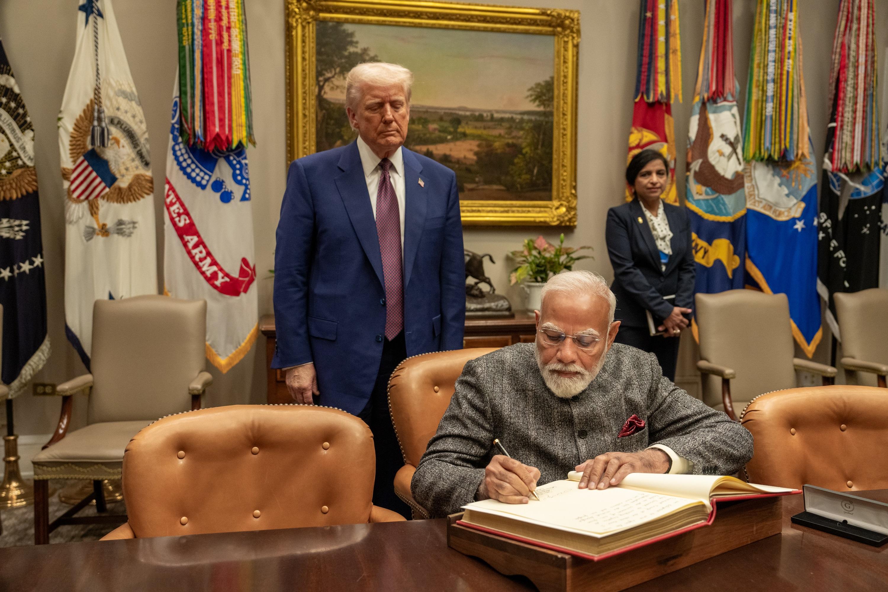 Modi-Trump Meeting Highlights: Trade, security, immigration discussed; key  takeaways | External Affairs & Defence Security News - Business Standard