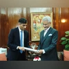 EAM S Jaishankar with former UK PM Rishi Sunak EAM S Jaishankar with former UK PM Rishi Sunak