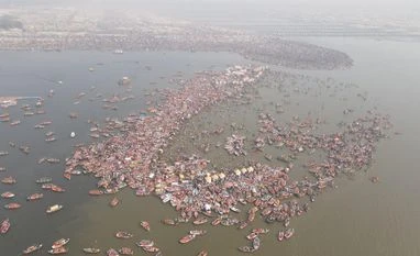 550 million devotees have taken holy dip at Maha Kumbh, says UP govt Maha Kumbh Mela, Maha Kumbh, MahaKumbh, Prayagraj
