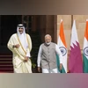 PM Narendra Modi with Qatar's Amir Sheikh Tamim Bin Hamad Al Thani PM Narendra Modi with Qatar's Amir Sheikh Tamim Bin Hamad Al Thani
