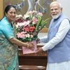 Delhi CM Rekha Gupta with PM Narendra Modi