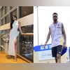Jasmin Walia and Hardik Pandya Jasmin Walia and Hardik Pandya