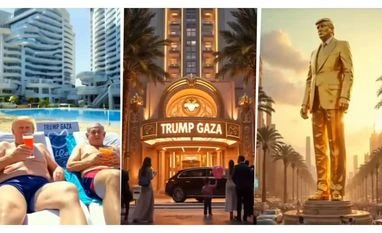 Donald Trump AI video of Gaza Donald Trump AI video of Gaza