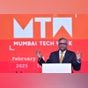 N Chandrasekaran, Chairman, Tata Sons & Tata Group at the Mumbai Tech Week 2025, Asia's largest AI and tech event in Mumbai on Friday 28th Feb, 2025-KAMLESH PEDNEKAR