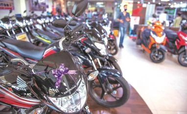 Two-wheeler sales off to choppy start; top players see double-digit fall Two wheelers, Bikes, vehicles
