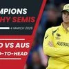 IND vs AUS head-to-head ahead of ICC Champions Trophy 2025