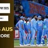 India vs Australia semifinal live score updates today