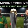 Champions Trophy 2025 second semifinal: South Africa vs New Zealand in Lahore