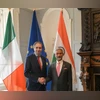 Indiam EAM S Jaishankar with his Irish counterpart Simon Harris