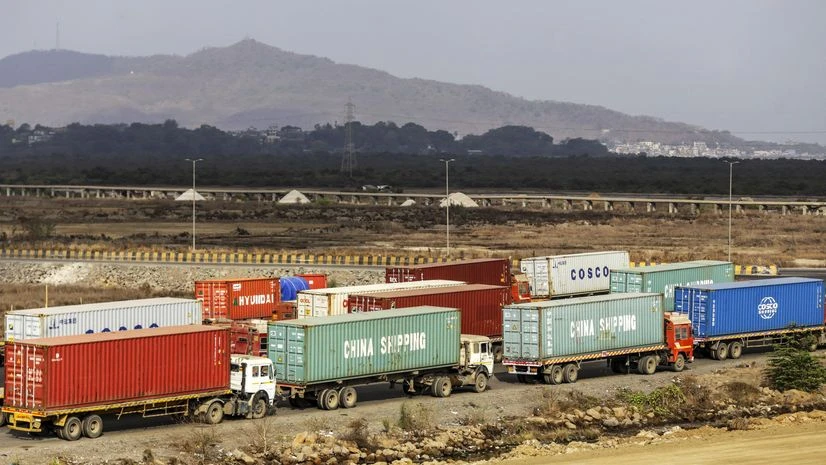 containers, trucks, import, export containers, trucks, import, export