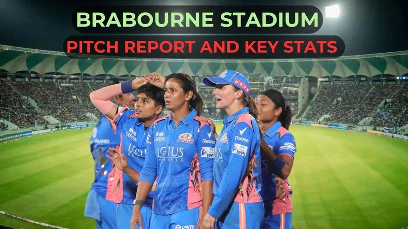 MI vs GG pitch report WPL 2025 MI vs GG pitch report WPL 2025