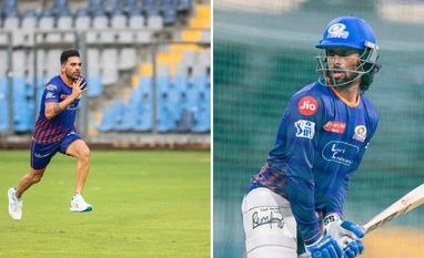 Deepak Chahar and Tilak Varma Deepak Chahar and Tilak Varma