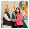 Rajnath Singh, Tulsi Gabbard Rajnath Singh, Tulsi Gabbard