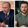 Russian President Vladimir Putin, Ukrainian President Volodymyr Zelenskyy