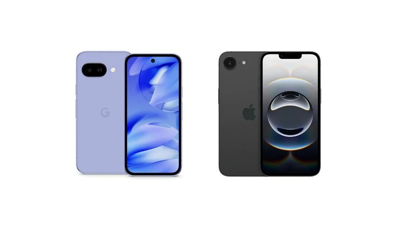 Google Pixel 9a and iPhone 16e Google Pixel 9a and iPhone 16e