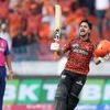Ishan Kishan slams century as Sunrisers Hyderabad post second highest team total in Indian Premier League history. Photo: Sportzpics