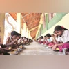 School students eat midday meals in Ayothiapattinam town in Salem district. | Photo: TN government website