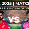 IPL 2025 match on April 5: Punjab Kings (PBKS) vs Rajasthan Royals (RR) at 7:30 PM IST