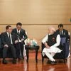 PM Narendra Modi met Senior General Min Aung Hlaing of Myanmar on the sidelines of the BIMSTEC Summit in Bangkok